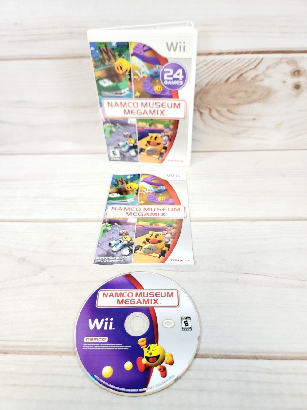Namco Museum Megamix (Nintendo Wii, 2010) Tested & Working CIB Complete
